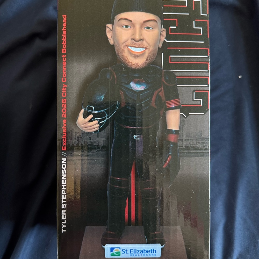 MLB Bobblehead with Black and Red Uniform